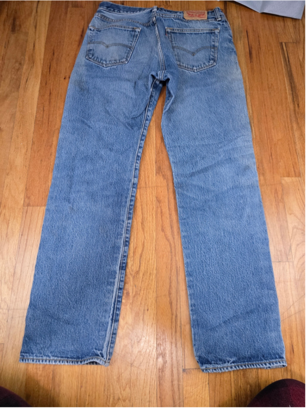 Men's Levi's Straight Leg Jeans, Waist 35, Blue